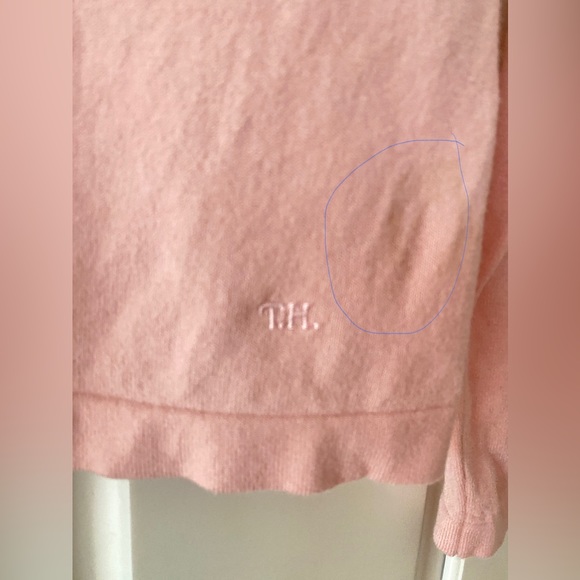 Tommy Hilfiger petite women's Pink long sleeves button down Cardigan. S/P - Picture 10 of 10